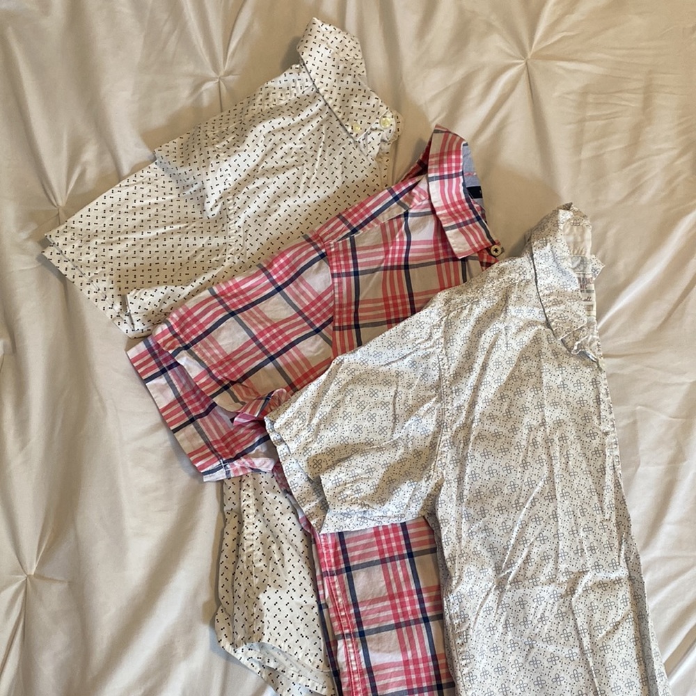 Bundle of 3 Mens Casual Button-Up Shirts